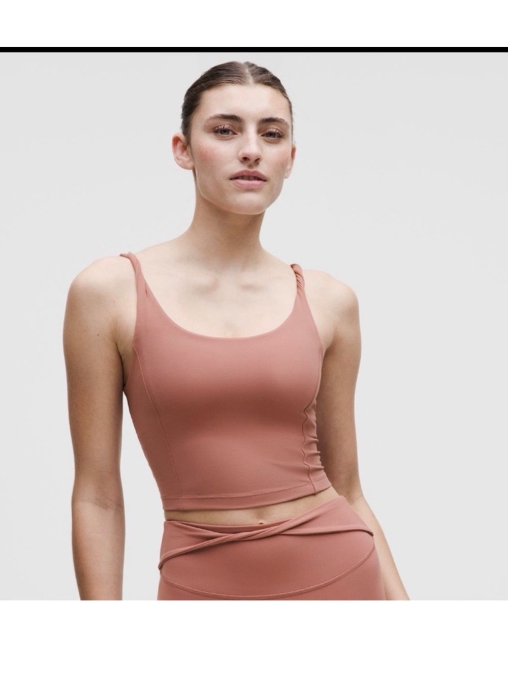 Lululemon Align Twist Strap Cropped Tank